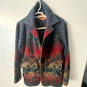 Vintage Southwestern Woolrich Coat